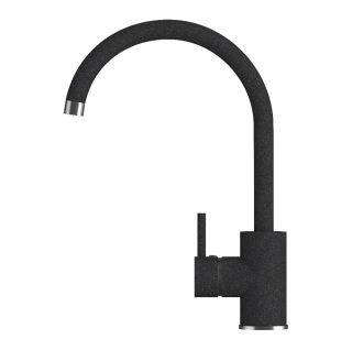 Смеситель для кухни Polygran Элара чёрный 349484